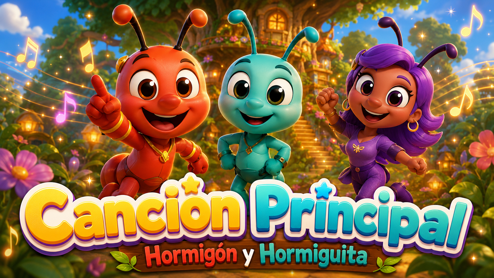 Video musical de Hormigón y Hormiguita